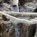 K&auml;rnten: Ebenthal: nahezu ausgetrockneter Wasserfall (2)